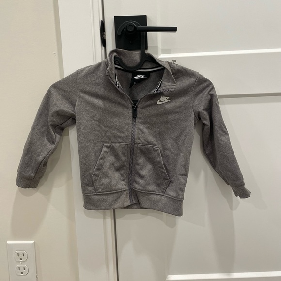 Nike Other - Nike Kids Charcoal Full-Zip Hoodie